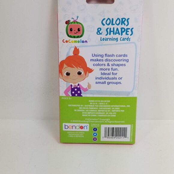 Cocomelon™ Colors & Shapes Flashcard Set - Picture 3 of 6